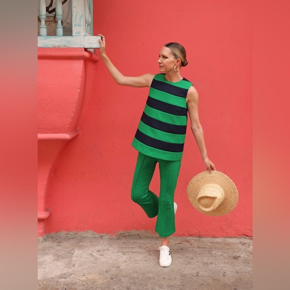 Tuckernuck x Atlantic-Pacific Penny Kick Flare Pant & Striped Shirt Matching Set - Picture 1 of 11